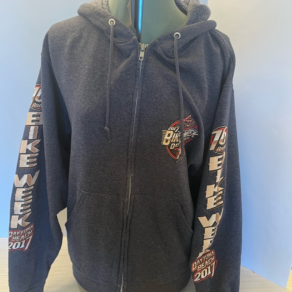 Daytona Bike Week Hoodie 2017 sz. M blue